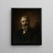Ritratto di un uomo - Wilhelm Leopolski — quadro incorniciato alla parete