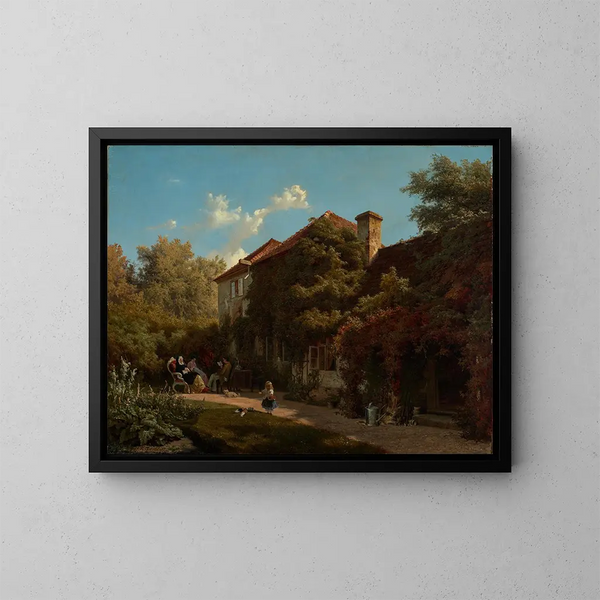 Dopo mezzogiorno d'estate - Wilhelm Ludwig Friedrich Riefstahl — quadro incorniciato alla parete