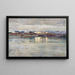 Atmosfera invernale al lago di Zurigo - Wilhelm Ludwig Lehmann — quadro incorniciato alla parete