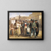 Un ciarlatano che vende lucido sulla piazza Barberini a Roma - Wilhelm Marstrand — quadro incorniciato alla parete