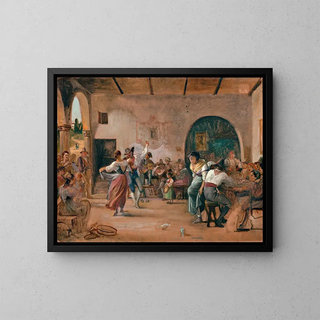 Wilhelm Marstrand - Dance in an Osteria.webp