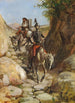 Don Quichotte et Sancho Panza rentrent des montagnes noires - Wilhelm Marstrand — vista dell’opera