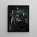 Ritratto doppio del mercante Christopher Friedenreich Hage 1759-1849 e di sua moglie Arnette nata Just 1778-1866 - Wilhelm Marstrand — quadro incorniciato alla parete