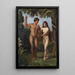 Ève tenta Adam - Wilhelm Marstrand — quadro incorniciato alla parete