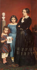 Portrait de Frederikke Vilhelmine Hage avec enfants - Wilhelm Marstrand — vista dell’opera