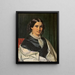 Ritratto della signora Vilhelmine Heise nata Hage 1838-1912 - Wilhelm Marstrand — quadro incorniciato alla parete