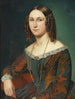 Ritratto di una giovane donna con riccioli di serpente - Wilhelm Marstrand — vista dell’opera