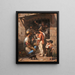 Scène de prison à Rome - Wilhelm Marstrand — quadro incorniciato alla parete
