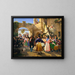 Romani riuniti per la festa in un'osteria - Wilhelm Marstrand — quadro incorniciato alla parete