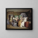 Scène de La chambre de l'accouchement de Ludwig Holberg - Wilhelm Marstrand — quadro incorniciato alla parete