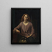 Donna veneziana nelle toilettes - Wilhelm Marstrand — quadro incorniciato alla parete
