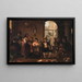 D'una osteria romana Fumatori di pipa e donne italiane - Wilhelm Marstrand — quadro incorniciato alla parete