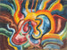 Composition astrale XVI - Wilhelm Morgner — vista dell’opera