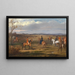 Caccia alla braccata in Ungheria - Wilhelm Richter — quadro incorniciato alla parete