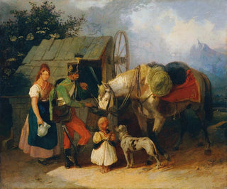 Cavaliere al pozzo - Wilhelm Richter — vista dell’opera