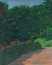 Siepe di rose - Wilhelm Trübner — vista dell’opera