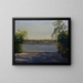 Lago di Starnberg - Wilhelm Trübner — quadro incorniciato alla parete
