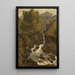 Paesaggio con ruscello - Wilhelm Ulrich Oppermann — quadro incorniciato alla parete