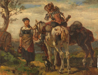 Le tronc de selle - Wilhelm von Diez — vista dell’opera