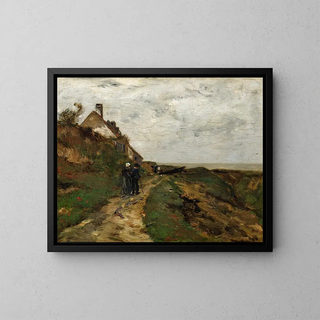 Vista a Menil-Val - Wilhelm von Gegerfelt — quadro incorniciato alla parete