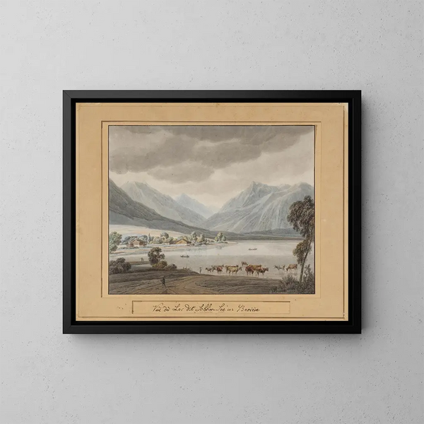 Schliersee - Wilhelm von Kobell — quadro incorniciato alla parete