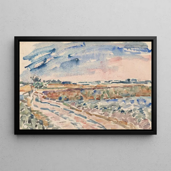 Wilhelmus Johannes Steenhoff - Weg door landschap.webp