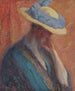 Donna con cappello - Wilho Sjöström — vista dell’opera