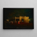Vista di personaggi in una strada vicino a un hacienda - Will Sparks — quadro incorniciato alla parete