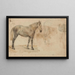 Studi di un cavallo - Willem Carel Nakken — quadro incorniciato alla parete