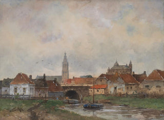 Ecluse supérieure à Steenbergen - Willem Cornelis Rip — vista dell’opera