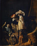 Due ufficiali vengono mostrati gioielli e oggetti preziosi - Willem Cornelisz. Duyster — vista dell’opera