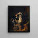 Due ufficiali vengono mostrati gioielli e oggetti preziosi - Willem Cornelisz. Duyster — quadro incorniciato alla parete
