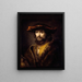 Busto di uomo con cappello a tesa larga - Willem Drost — quadro incorniciato alla parete