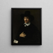 Ritratto di un uomo - Willem Drost — quadro incorniciato alla parete