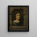 Maria Eversdijck nata nel 1628, moglie di Nicolas Blancardus - Willem Eversdijck — quadro incorniciato alla parete