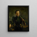 Autoritratto in uniforme dei fucilieri - Willem Jodocus Mattheus Engelberts — quadro incorniciato alla parete