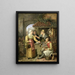L'étal de volaille - Willem Jodocus Mattheus Engelberts — quadro incorniciato alla parete