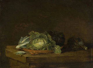 Willem Kalf - Cabbages on a Table Top.webp