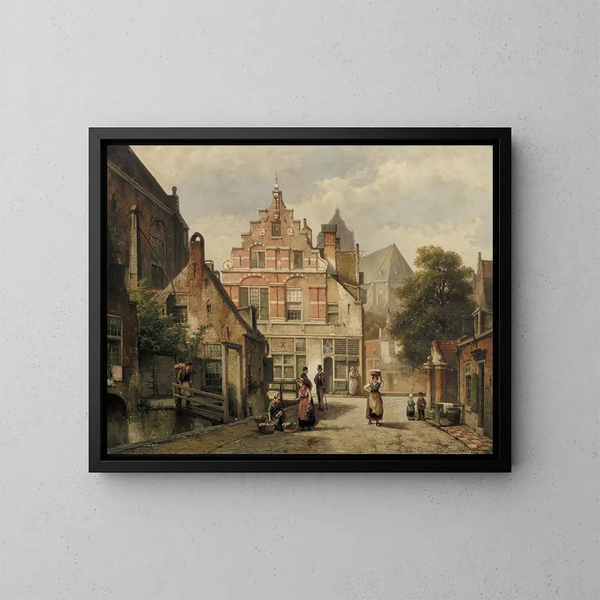 Amsterdam - Willem Koekkoek — quadro incorniciato alla parete