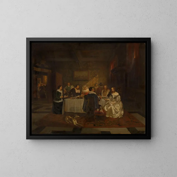 Banquet - Willem Linnig — quadro incorniciato alla parete