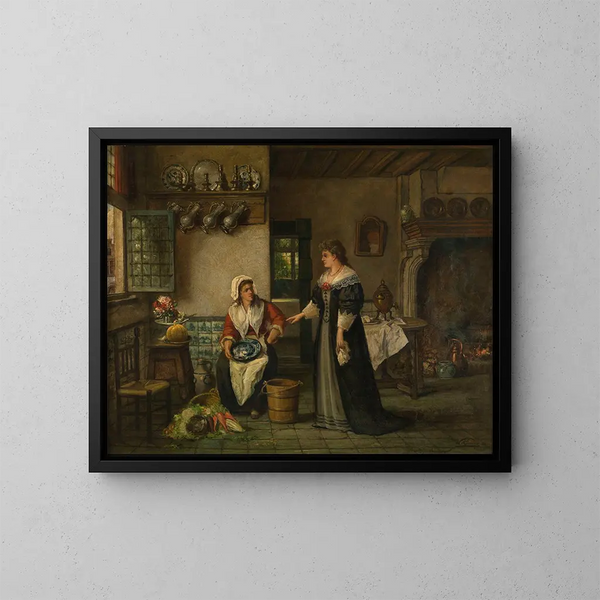 Cucina - Willem Linnig — quadro incorniciato alla parete