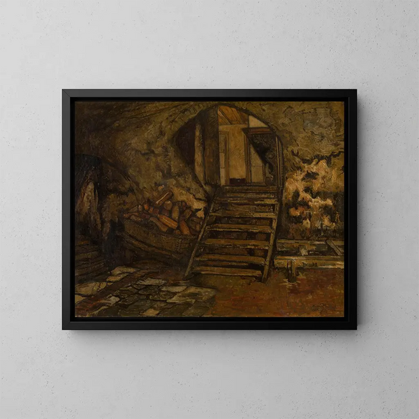Cave - Willem Linnig il Giovane — quadro incorniciato alla parete
