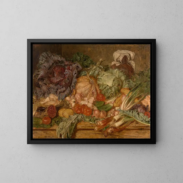 Verdure - Willem Linnig il Giovane — quadro incorniciato alla parete
