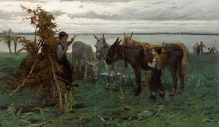 Willem Maris - Boys herding donkeys.webp
