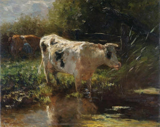 Vache près d'un fossé - Willem Maris — vista dell’opera