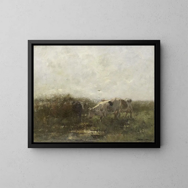 Vaches - Willem Maris — quadro incorniciato alla parete