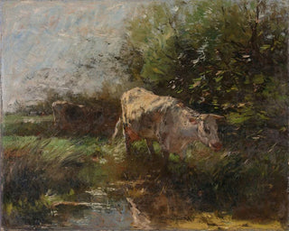 Willem Maris - Meadow with Cows.webp
