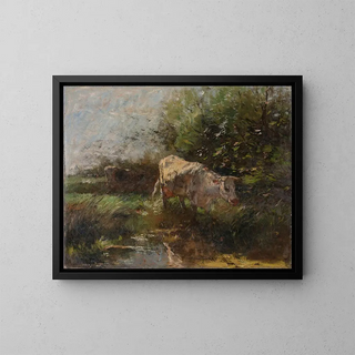 Willem Maris - Meadow with Cows.webp