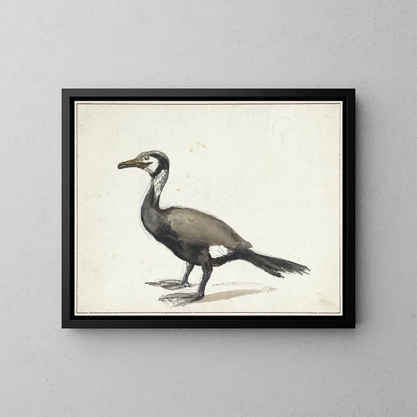 Cormoran - Willem Roelofs — quadro incorniciato alla parete