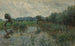 Prés d'eau sur la rivière IJssel - Willem Roelofs — vista dell’opera